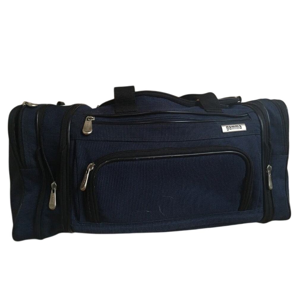 Gamma Blue Heavy Canvas Duffel Bag